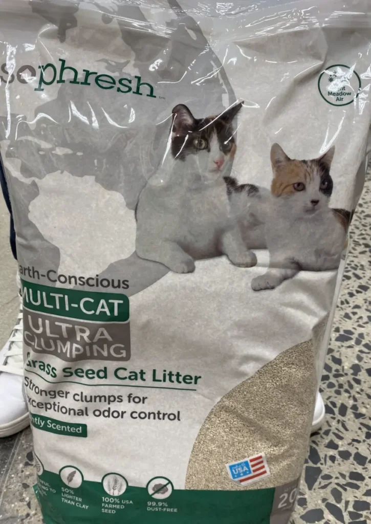 SoPhresh Multi-Cat Ultra Clumping Grass Seed Cat Litter
